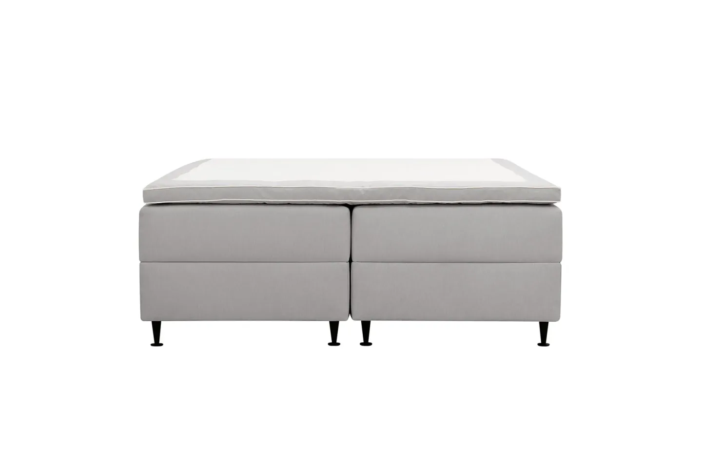 HVILA Plus Kontinentalsäng med Förvaring 180x200 cm - Grå