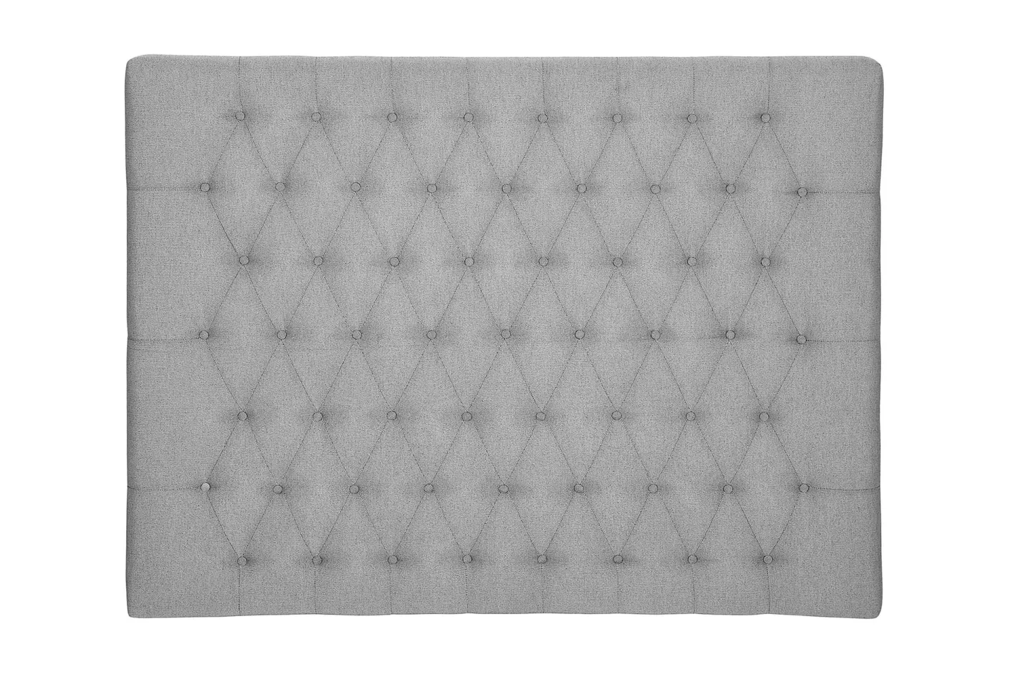 Lucky Diamant Sänggavel 180 cm - Mellangrå