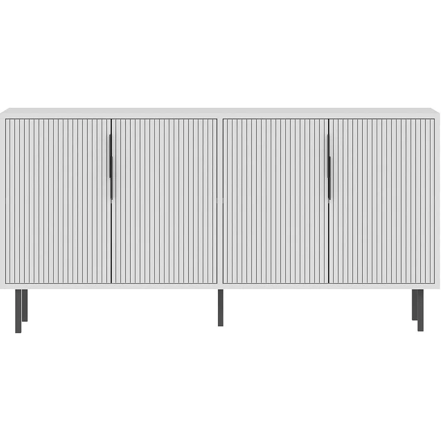 Sideboard Georis weiss Holzwerkstoff B 150 H 75 cm