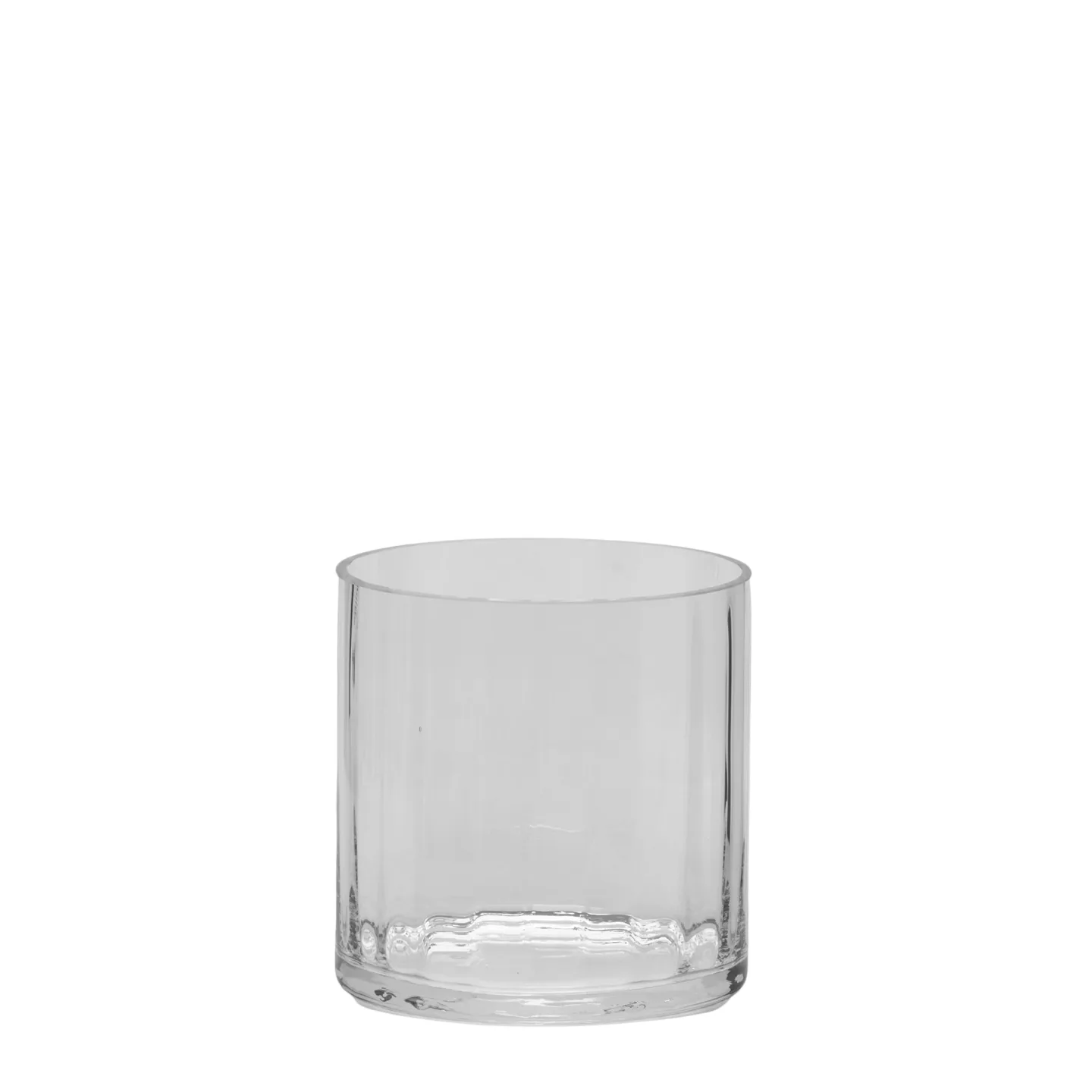 Edg Vase Zylinder Optisch Glas H: 20 cm | Schubiger Möbel