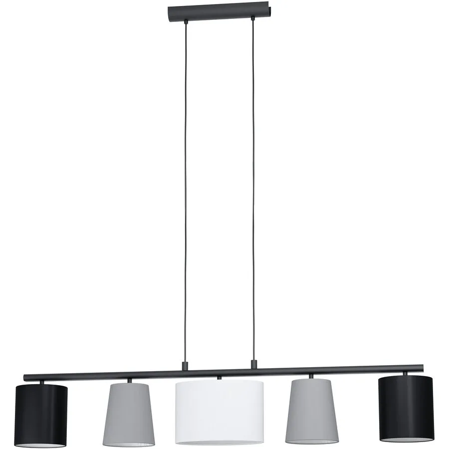 Eglo Pendellampe Almeida 1 Schwarz Stahl 25.5 cm 110 cm