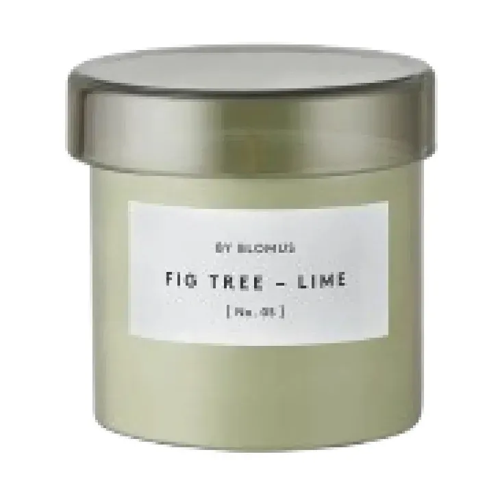blomus Valoa Duftkerze 30 Stunden Fikon/Lime Agave Green