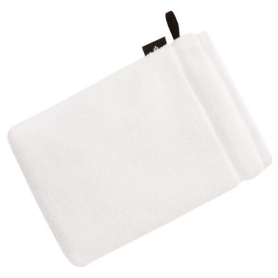 Vossen Waschhandschuh Pure weiss 100% Bio-Baumwolle B 22 T 16 cm