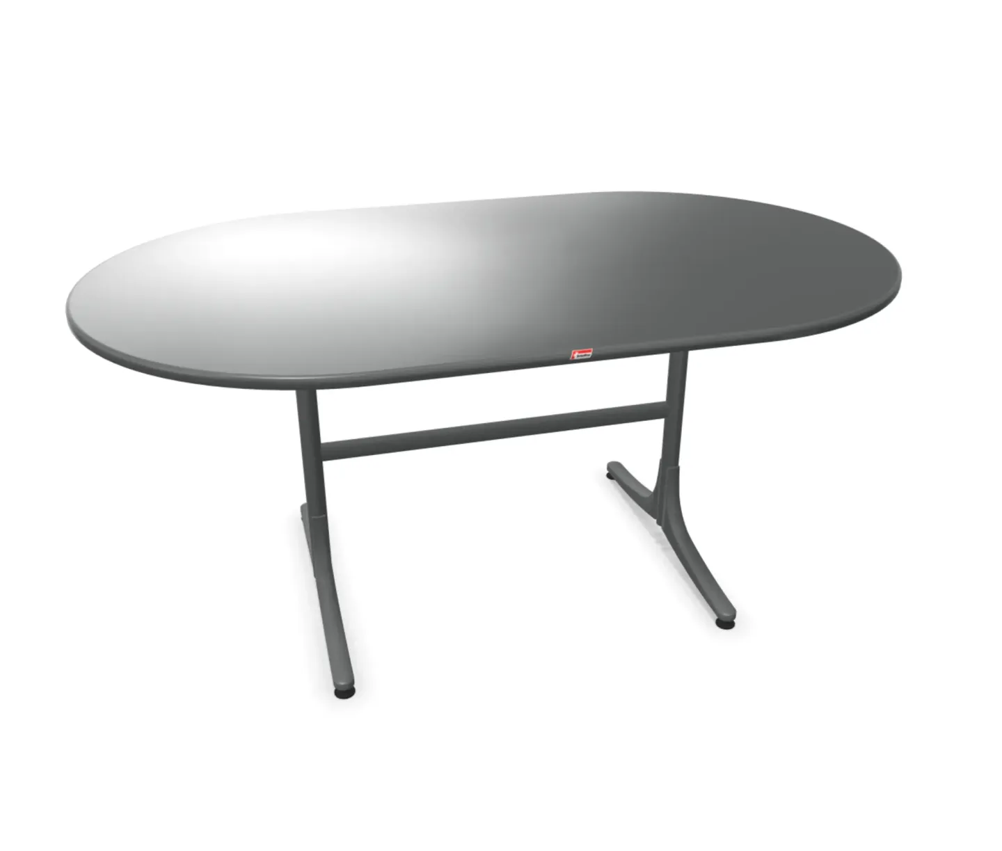 Schaffner Gartentisch Schaffhausen Oval Grau | Schubiger Möbel