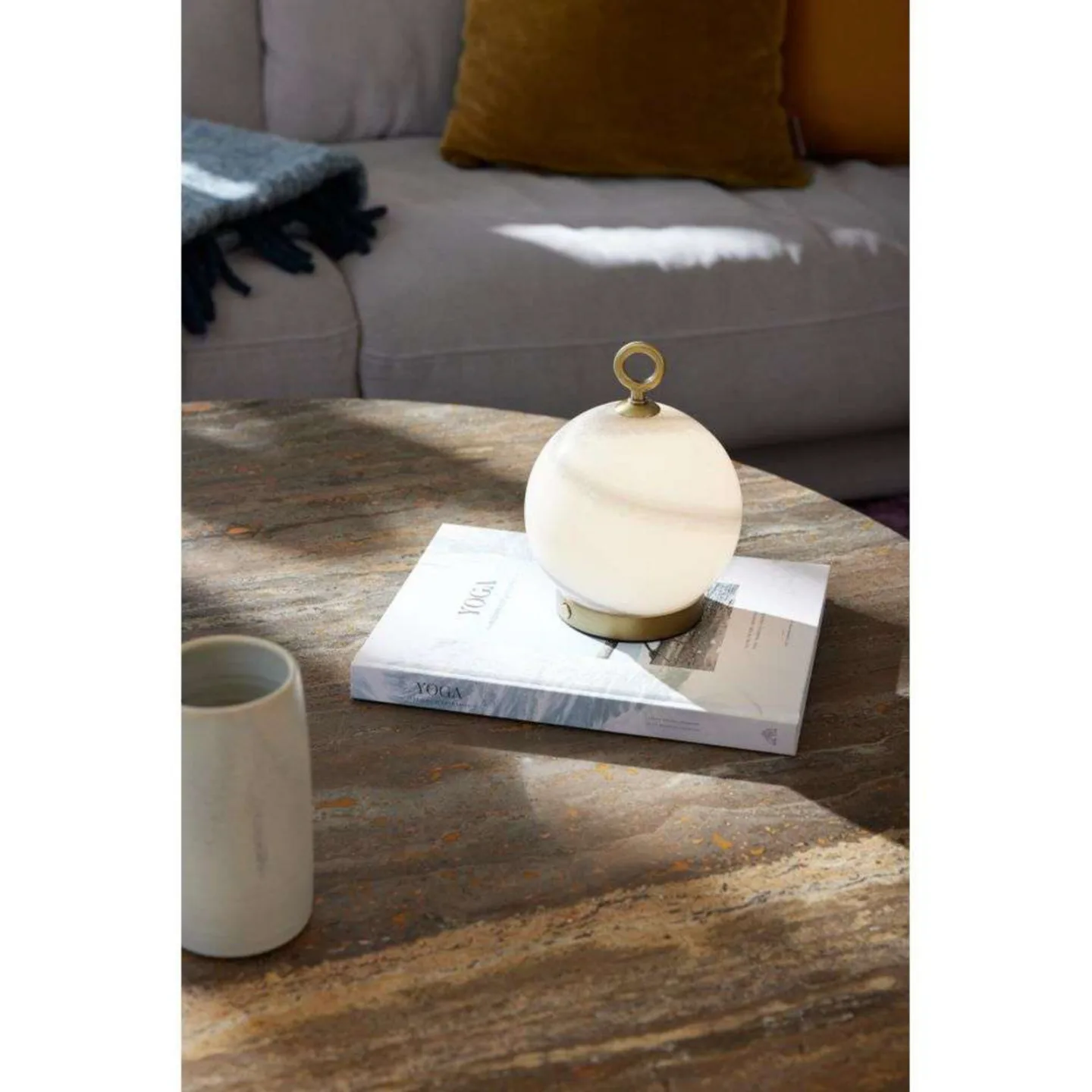 Stockholm Portable Tischleuchte Grey - Halo Design - Wohnzimmer - Glas