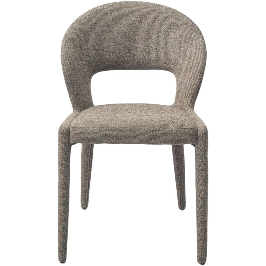 Stuhl Pleya braun 100% Polyester / Metall