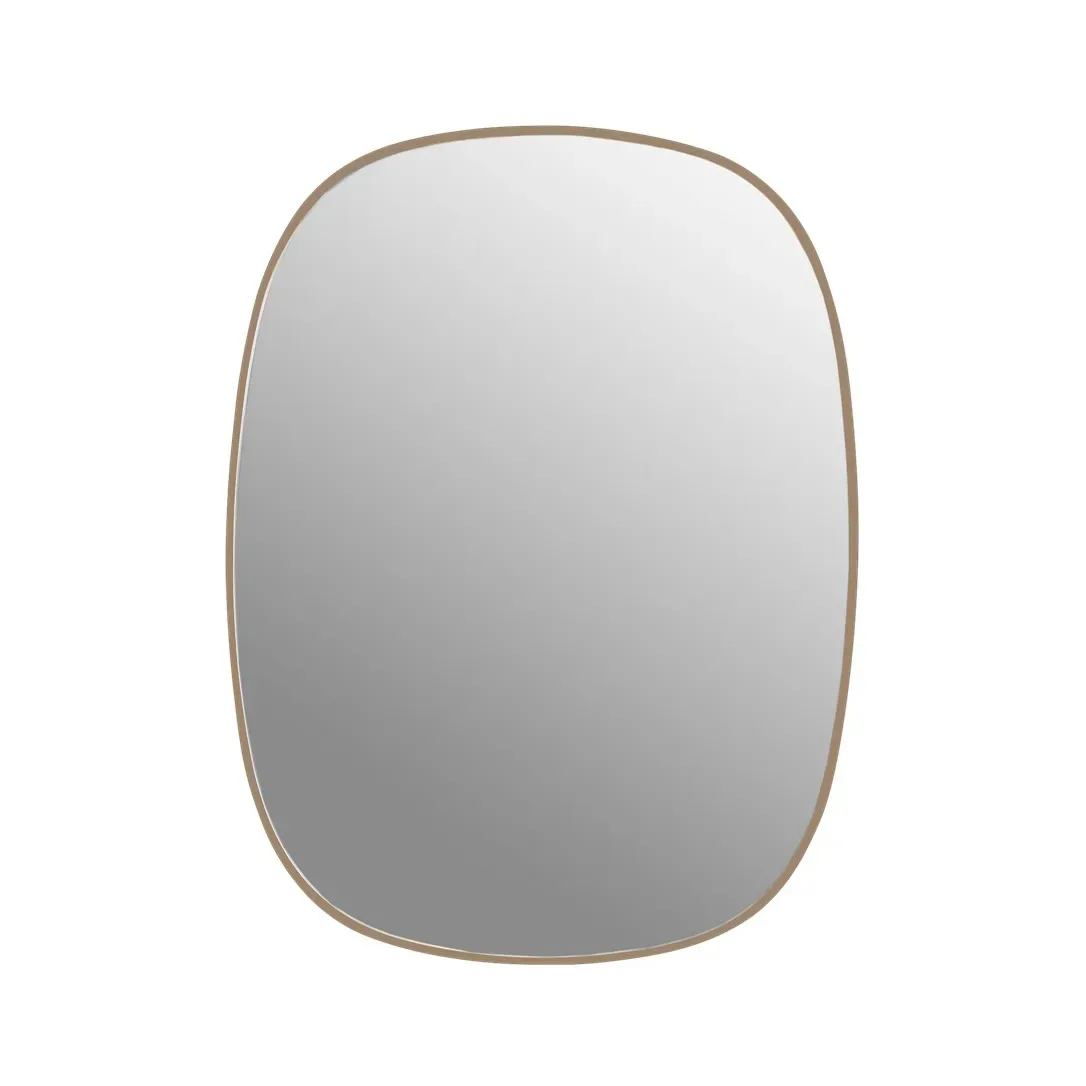 Muuto Framed Spiegel Rose-clear, 59x44 cm