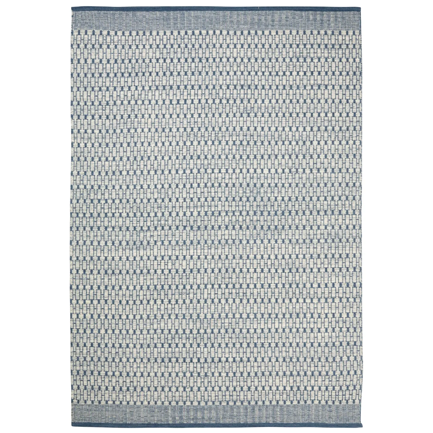 Chhatwal & Jonsson Mahi matta 200x300 cm Off white-blue