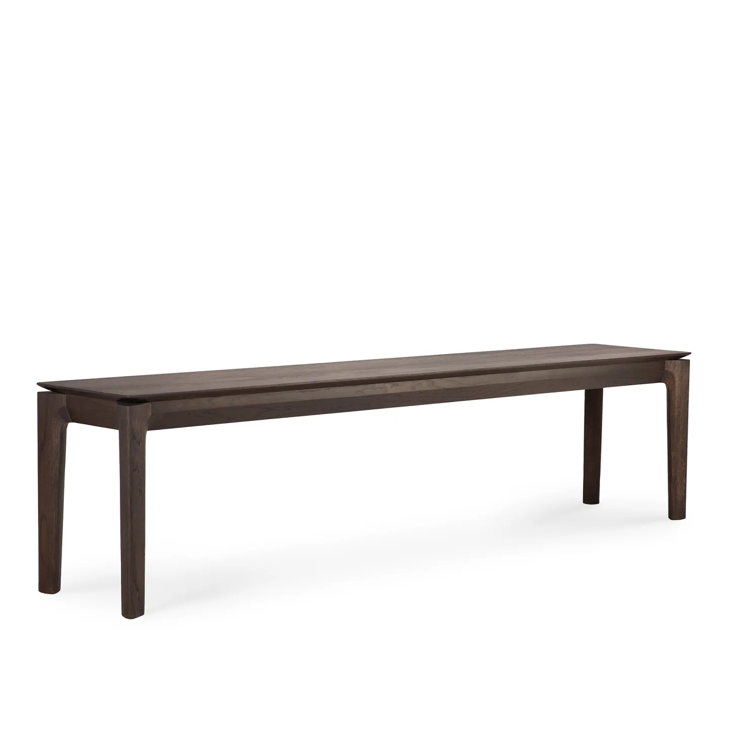 Ethnicraft - Bok Bench - Varnished Oak - Brown -186 x 35 cm - TV-bänkar - Alain Van Havre - Brun - Trä