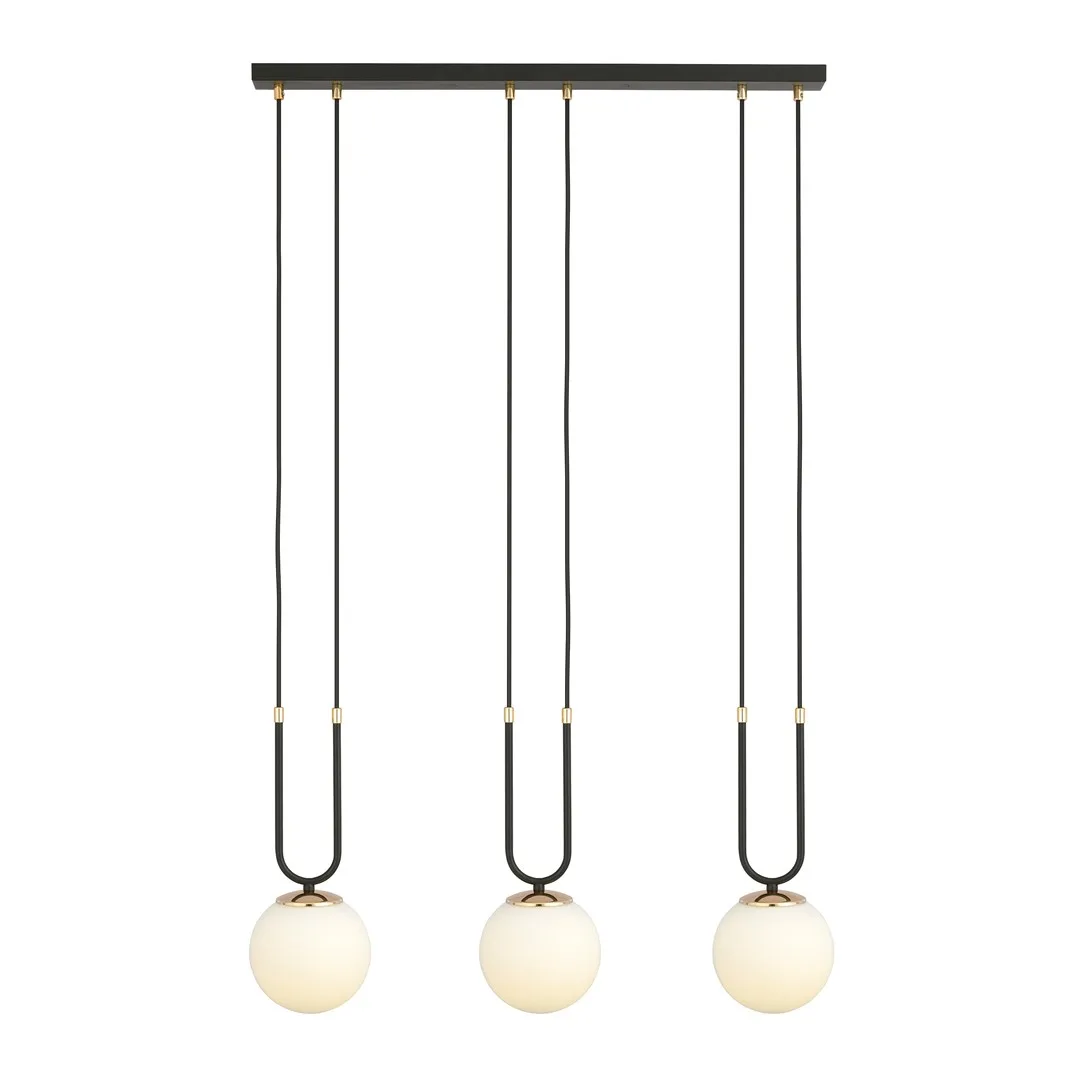 Emibig Lighting - Glam 70cm - Taklampa - Svart