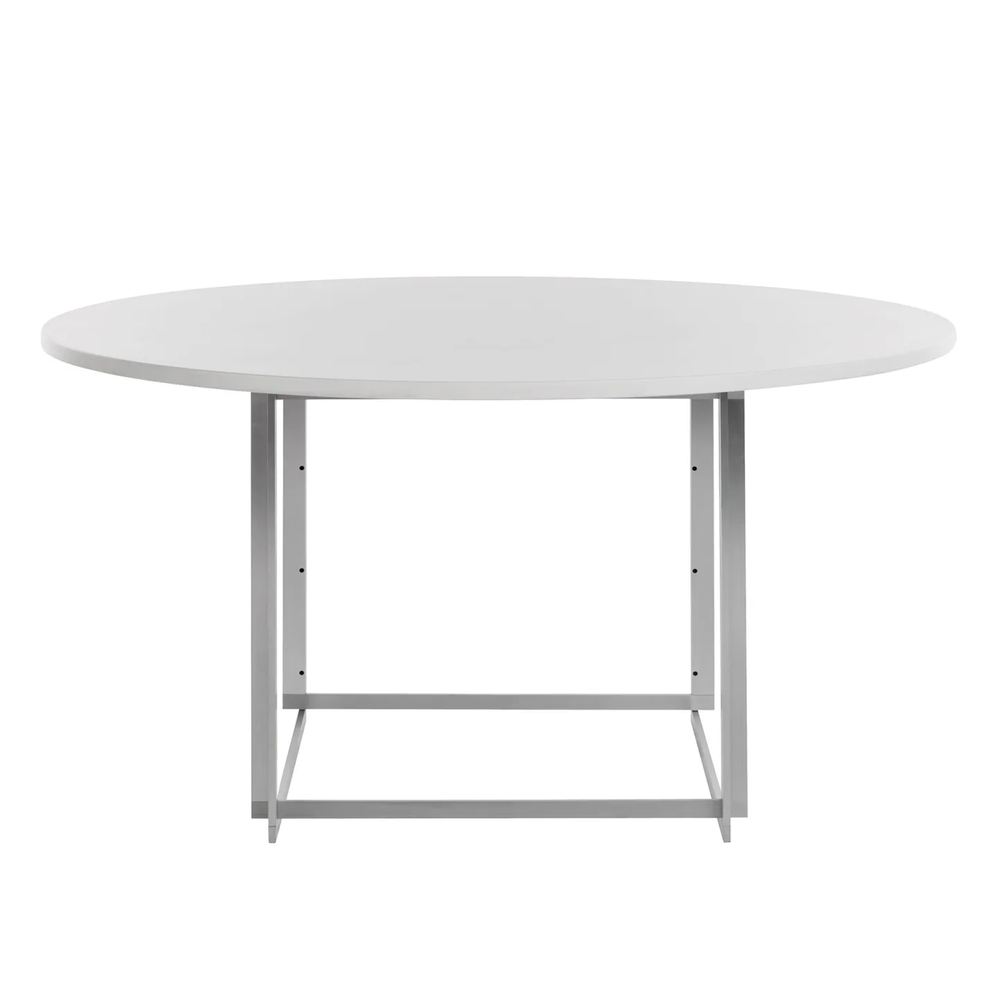 Fritz Hansen - PK58 - Matbord - Poul Kjærholm - Vit - Metall/Plast