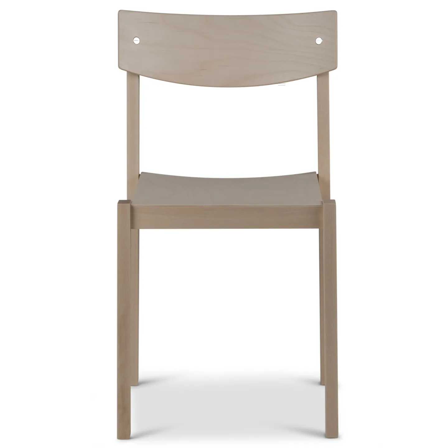 Mavis - Beam Stol Lackad Björk - Matstolar - Beige - Trä