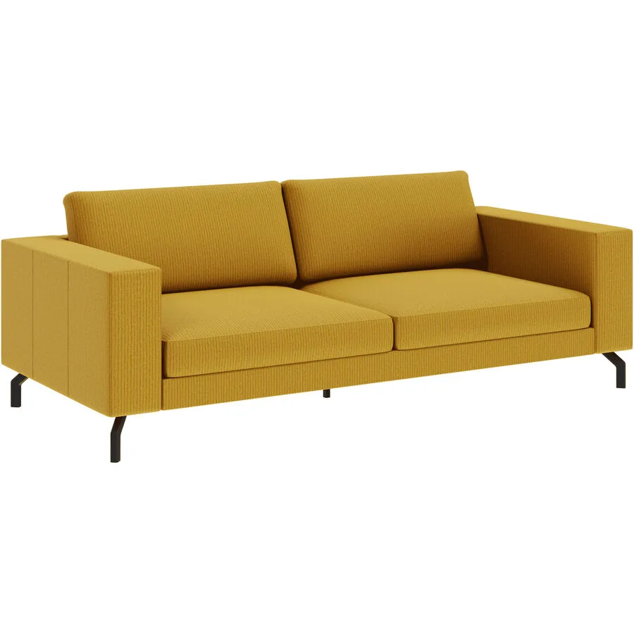 Sofa Domino Ohne Stoff senfgelb B 220 T 98 cm - Möbel Konfigurator: Traummöbel individuell zusammenstellen