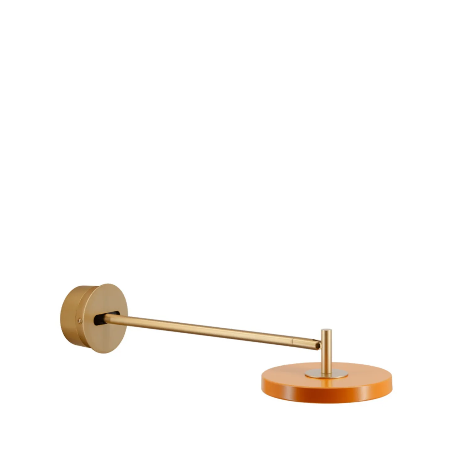 Asteria Long LED-Wandlampe, orange/messing, Hardwire - UMAGE - Wohnzimmer - Design - Metall - Einflammig