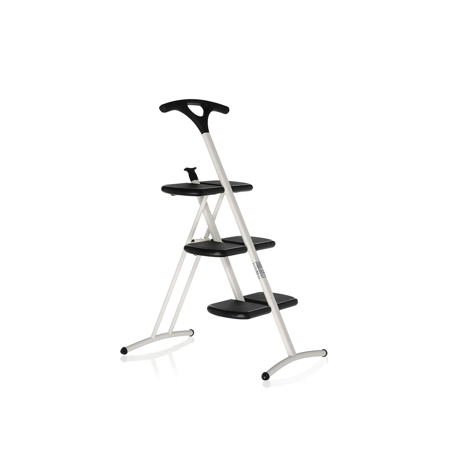 Kartell - Tiramisu Stepladder 7000, White, 3 Foot Steps - Pallar - Andries Van Onck - Vit - Metall/Plast
