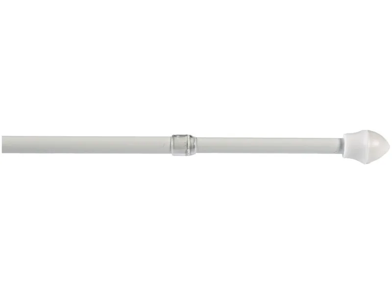 Vorhangstangenkit Metall weiss
