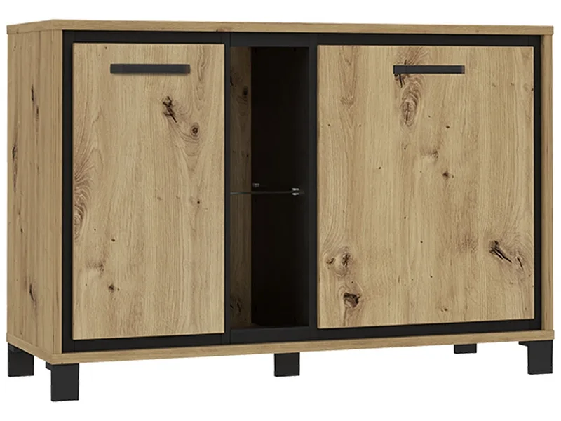 Kommode TRONDHEIM 2 Türen 41.5x120.4x81.3cm artisan eiche dekor