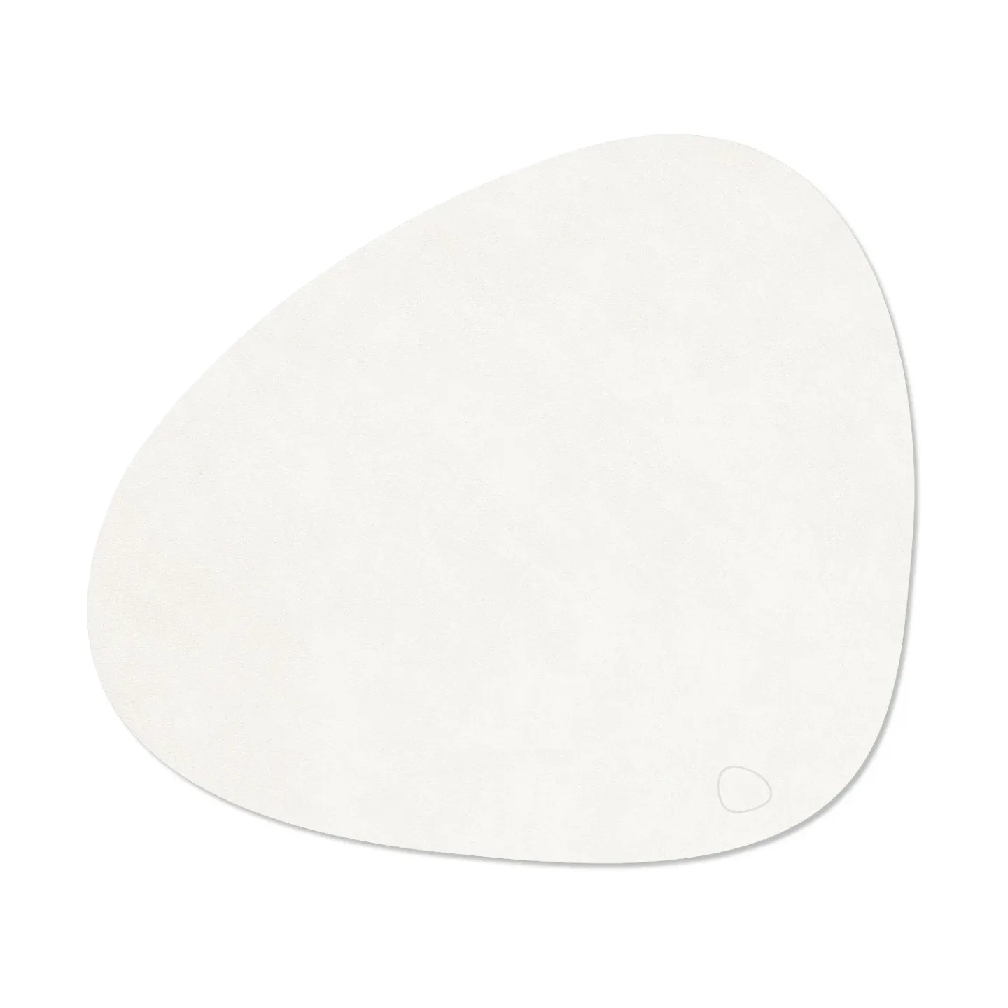 LIND DNA Corduroy Tischset curve L Pure white
