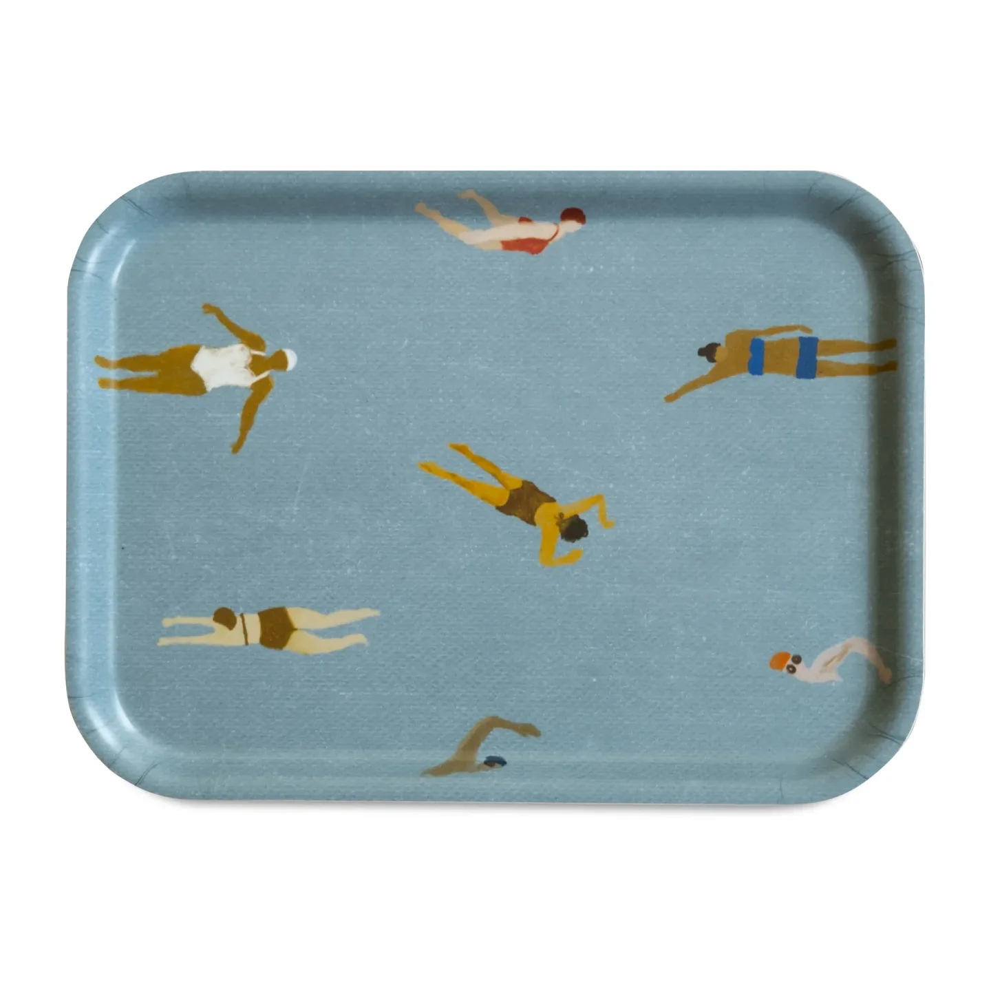 Fine Little Day Swimmers Tablett 20 x 27cm Blau