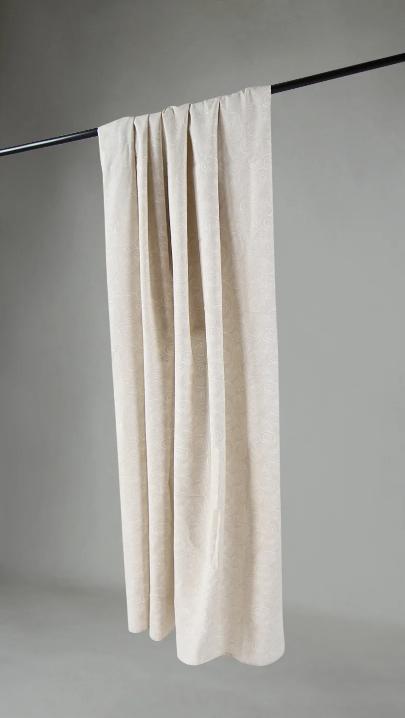 Gardiner - Bomullsgardin Merja (beige) (Størrelse: 140 x 300)