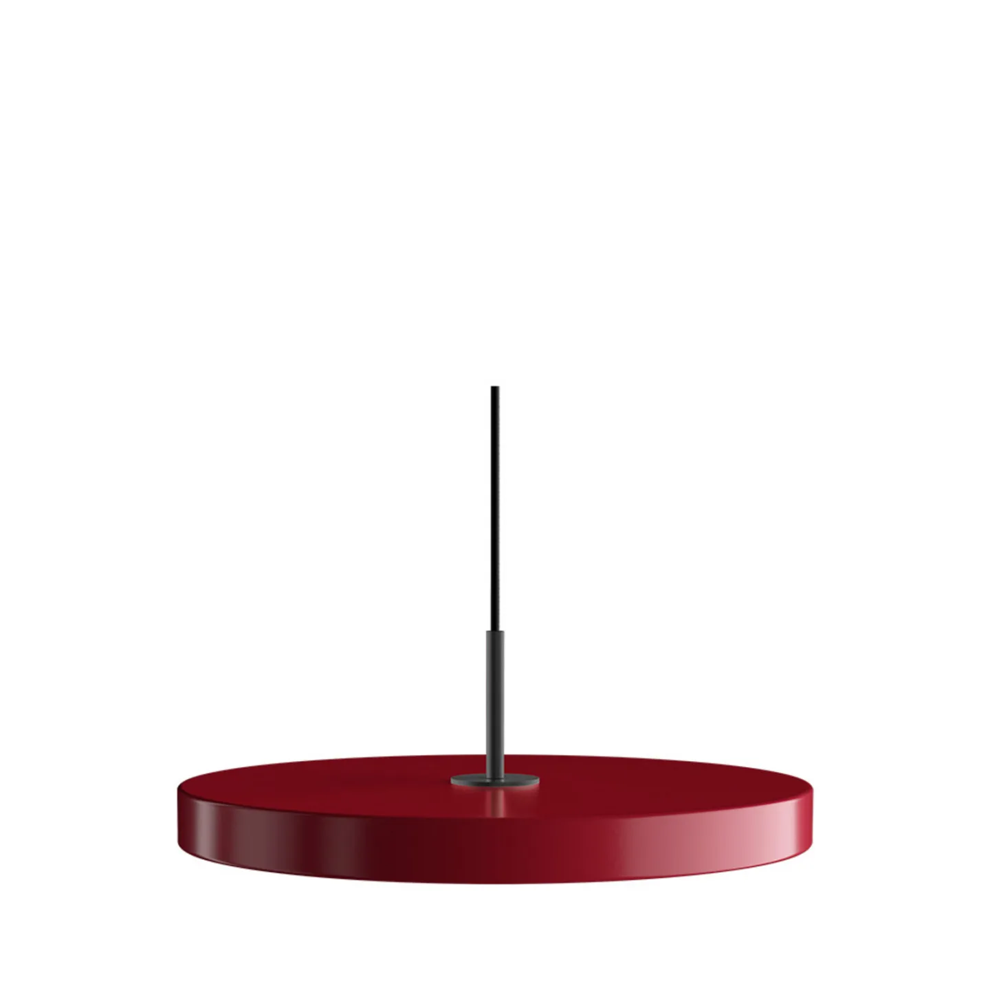 Asteria Plus Pendelleuchte Medium Ruby Red/Black Top - UMAGE - Wohnzimmer - Metall