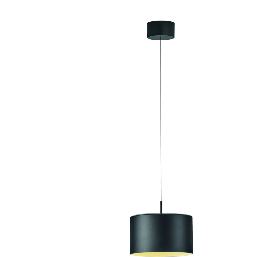 Designer-Pendellampe Bankamp Grand Metal schwarz dimmbar D 20 cm - Material: Aluminium/Eisen/Acryl - LED - LED Energiesparlampen