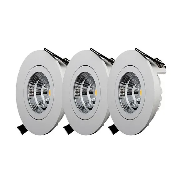 Designlight Designlight downlight tilt inkluderad drivdon och kablage 3-pack QB-303MW vit