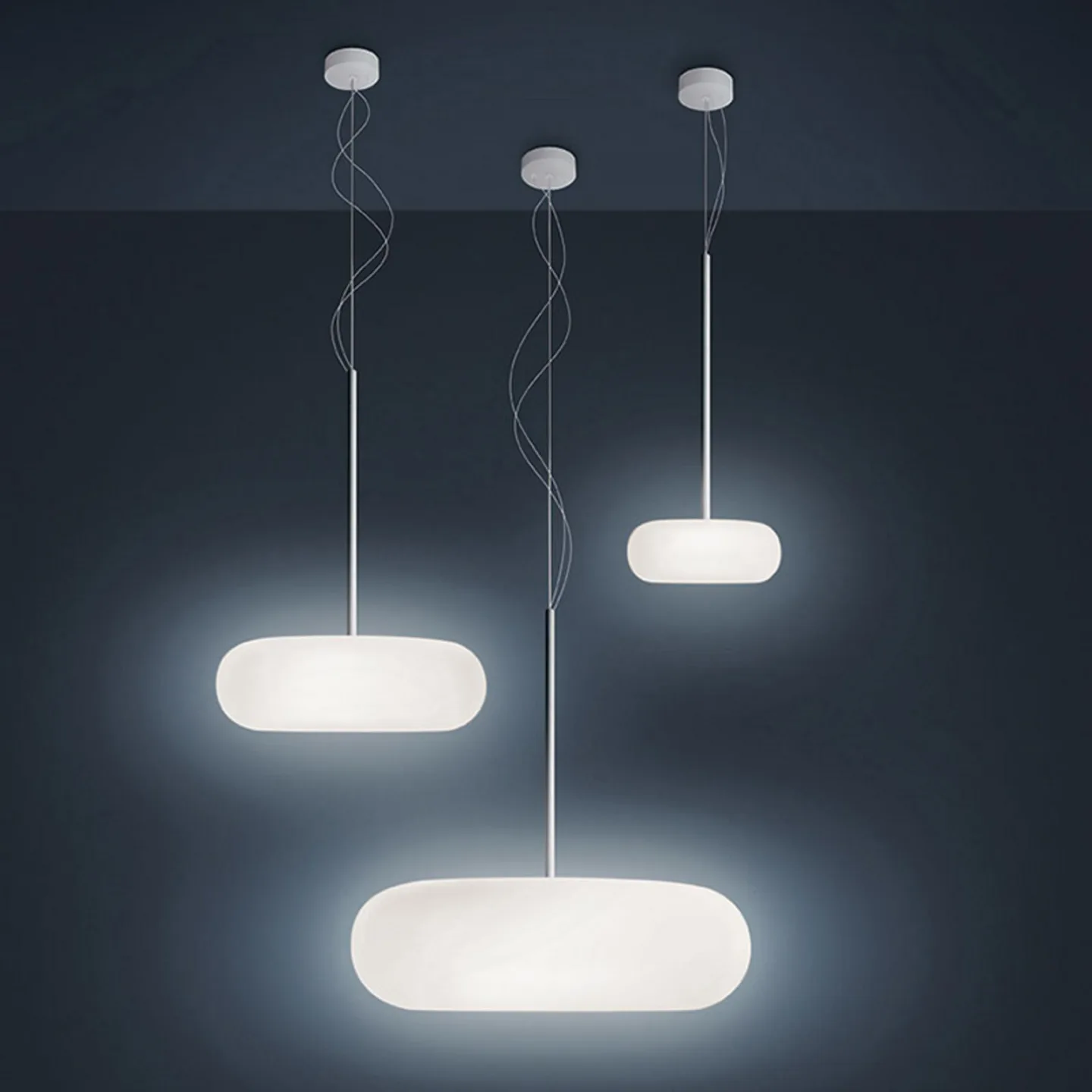 Itka Hängeleuchte Ø 50 cm - Artemide - Wohnzimmer - Modern - Glas - Einflammig