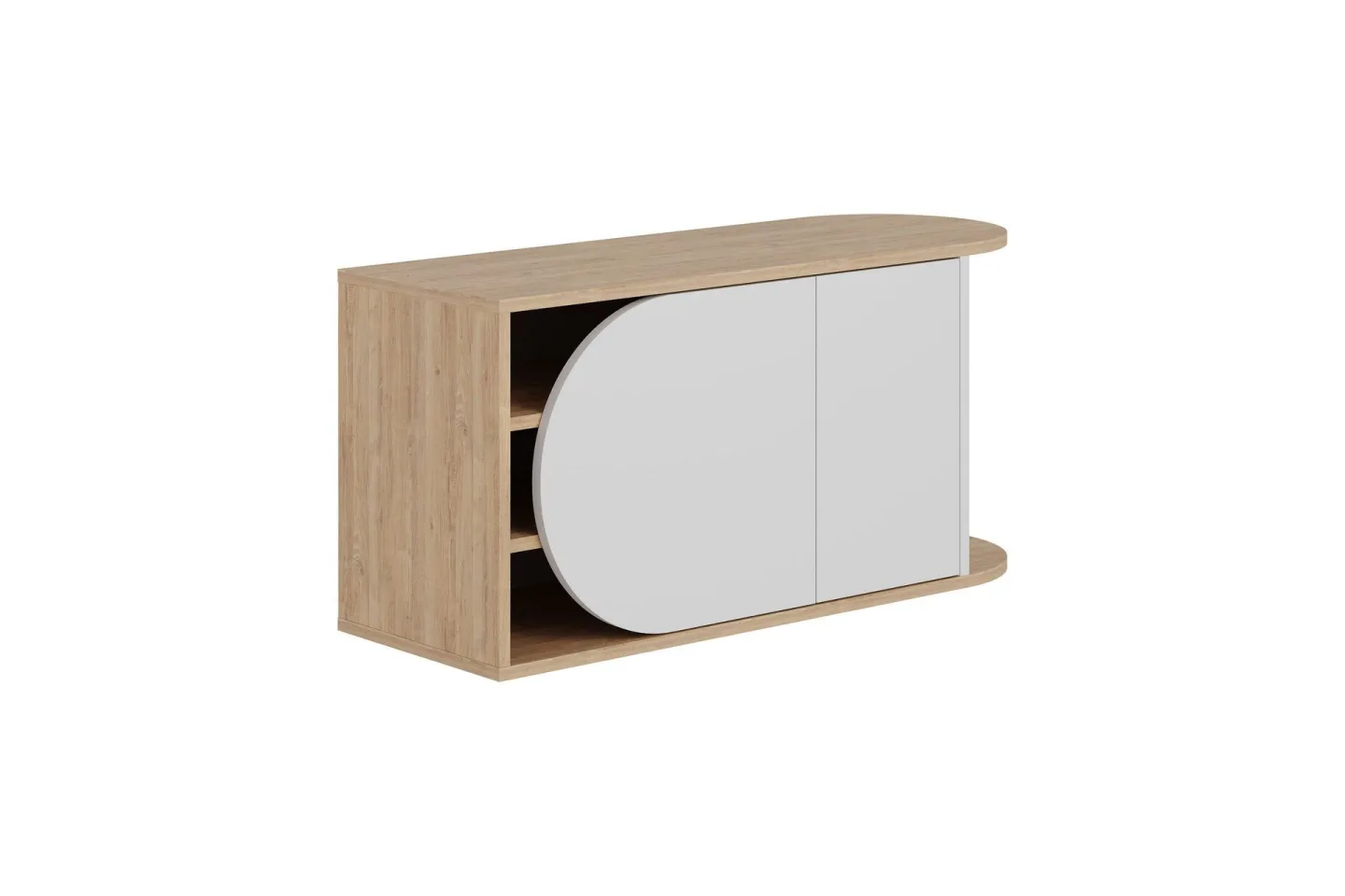 Berriaren Skoskåp 104 cm - Ek/Vit