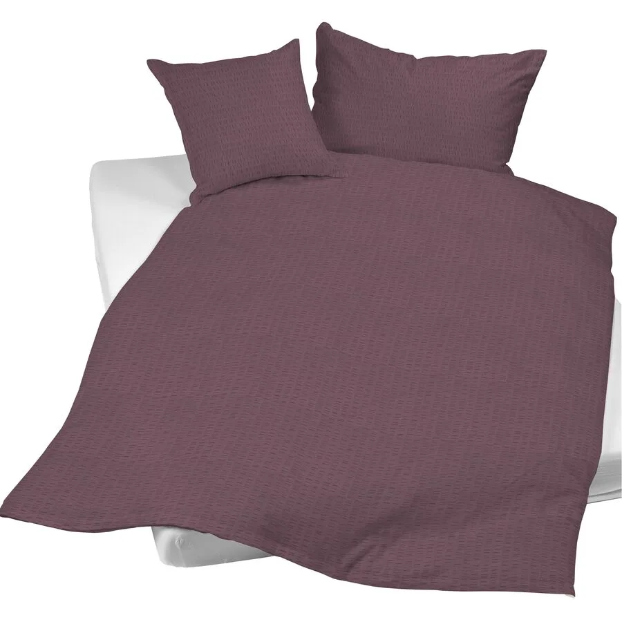 Night Fashion Duvetbezug Edi plum 160 x 210cm