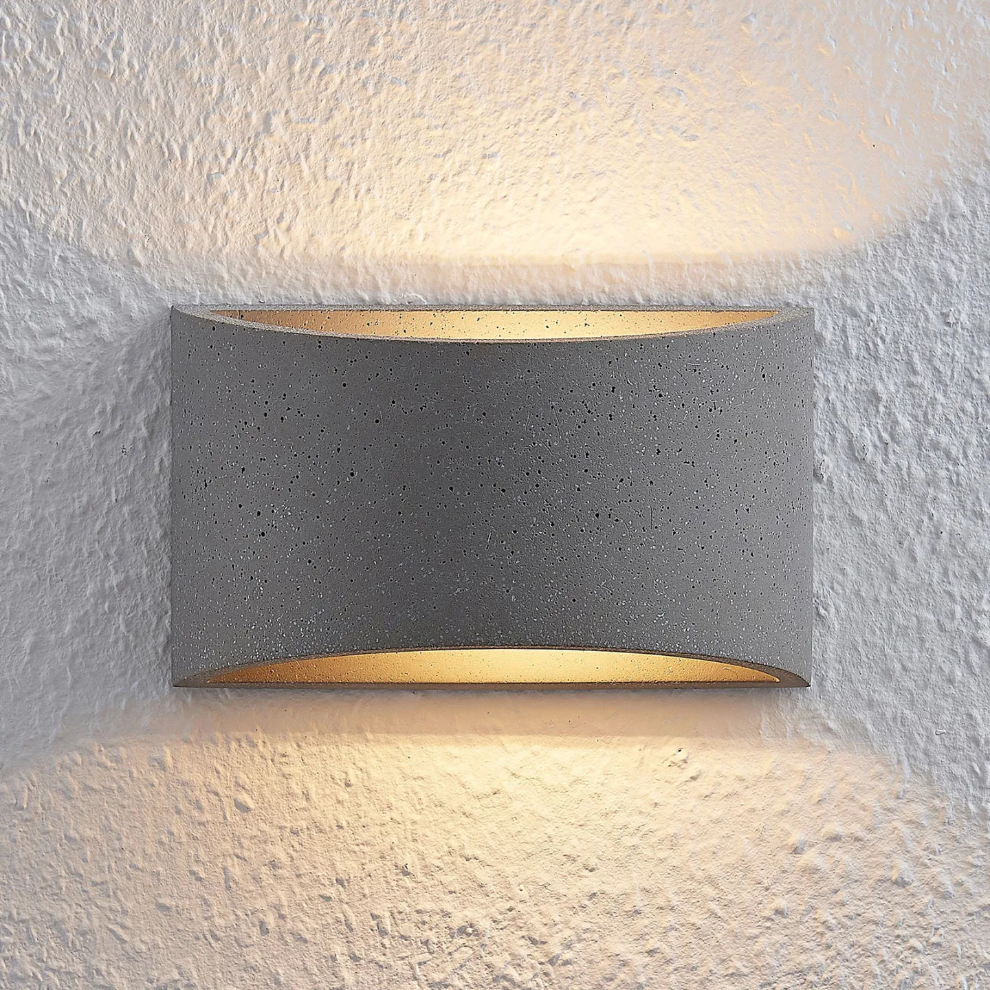 Edvin Væglampe Grey - Lindby - Stue - Moderne - Beton