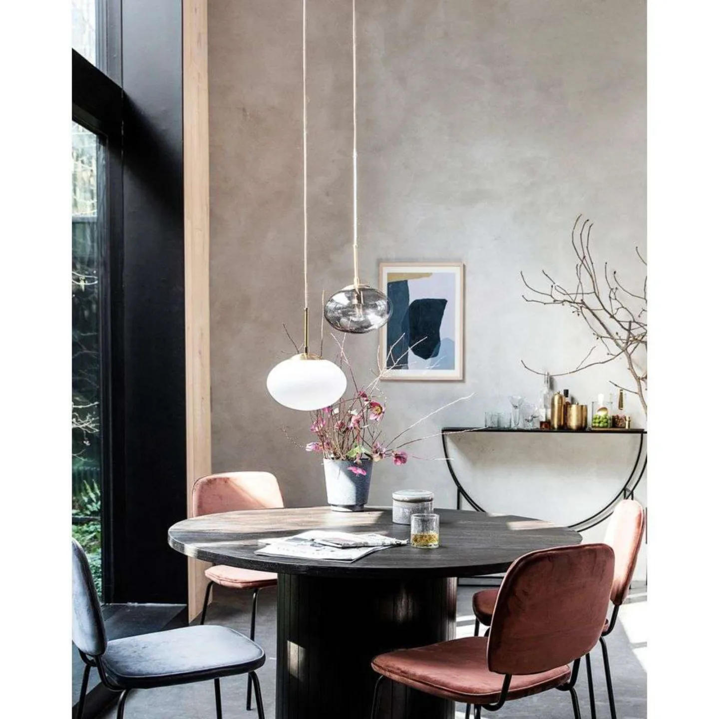 Opal Pendelleuchte Ø22 Weiß - House Doctor - Wohnzimmer - Metall