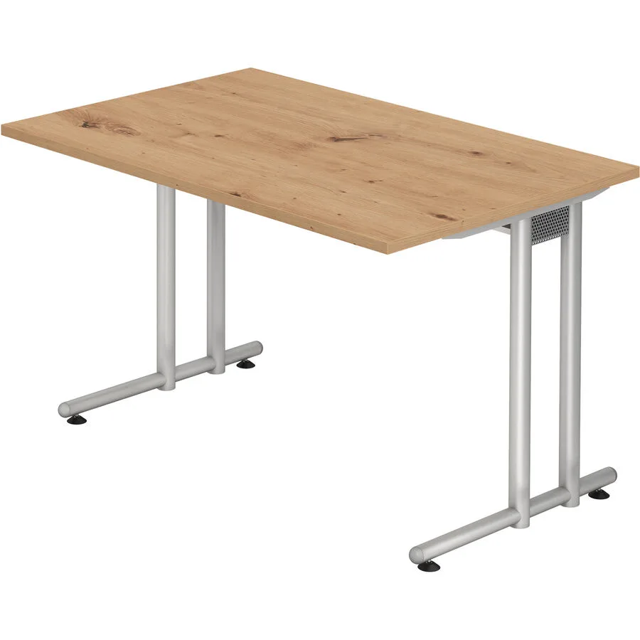 Schreibtisch Office Asteiche Holzwerkstoff B 120 T 80 cm