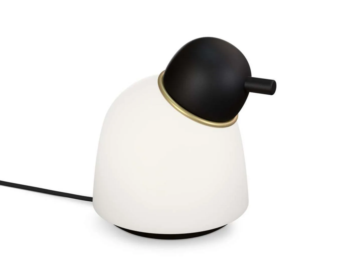 Bird Bordlampe H21,5 Black/Brass/Opal - Belid - Soveværelse - Metal
