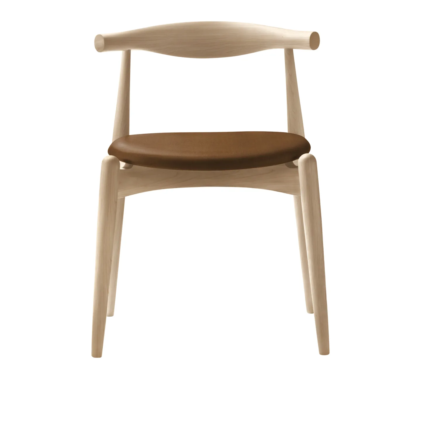 Carl Hansen - CH20, Oljad Bok, Lädergrupp C Sif - 91 - Matstolar - Hans J. Wegner - Träfärgad - Trä