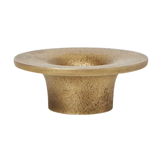 Ferm Living Soothe Kerzenhalter Ø8 cm Brass Finish