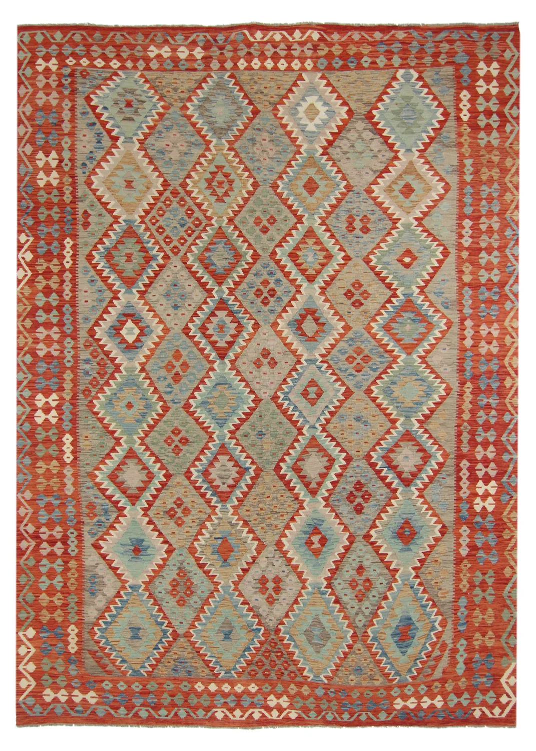 Orientalsk kelimteppe 348 x 257 cm (Størrelse: 348 x 257 cm)