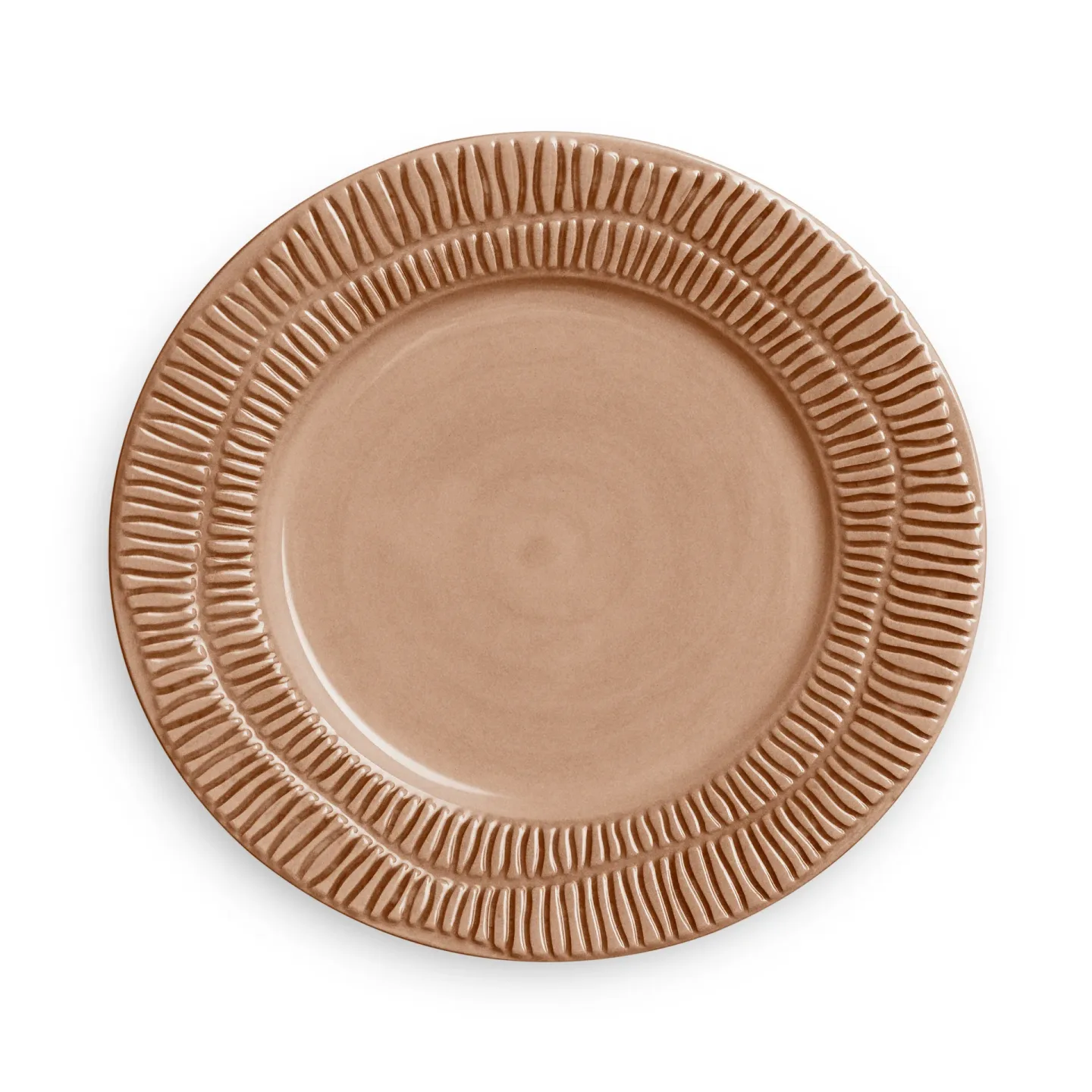 Mateus Stripes Teller Ø21cm Cinnamon