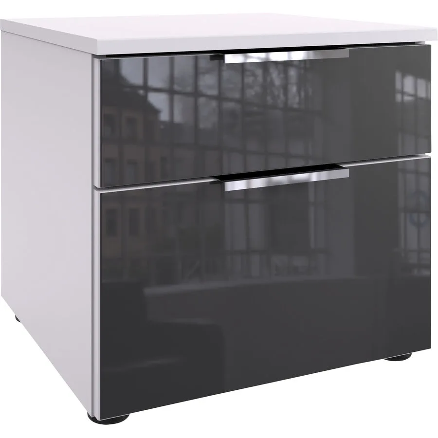 Kommode Sanko weiss/grau Holzwerkstoff B 41 H 39 cm