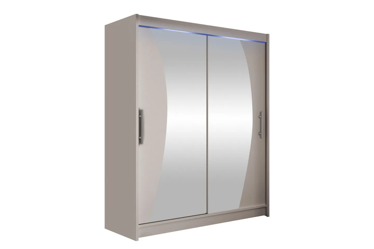 Bay Garderob m. Spegel 150x200 cm - Beige