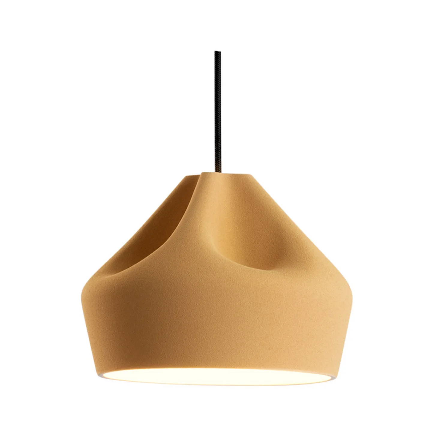Pleat Box 24 LED Pendel Ocher/Hvit - Marset - Stue - Keramikk