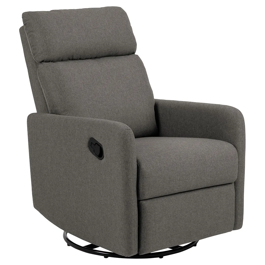 Mikkeli Sessel Recliner Stoff grau.