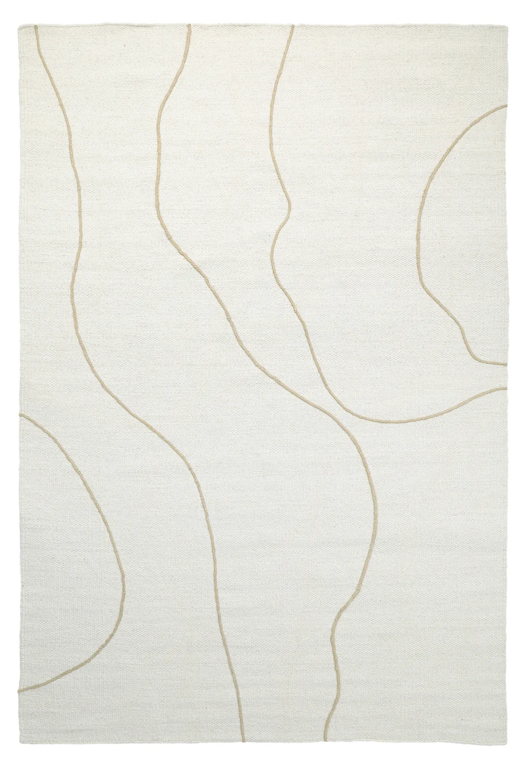 Ullteppe - Viseu (krem) (Størrelse: 80 x 150 cm)