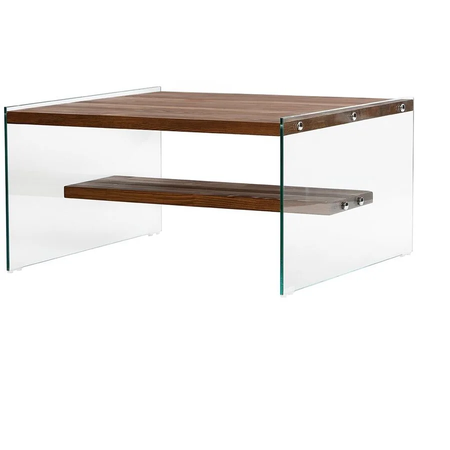 Salontisch Yasam natur Holzwerkstoff Massivholz B 75 T 75 cm