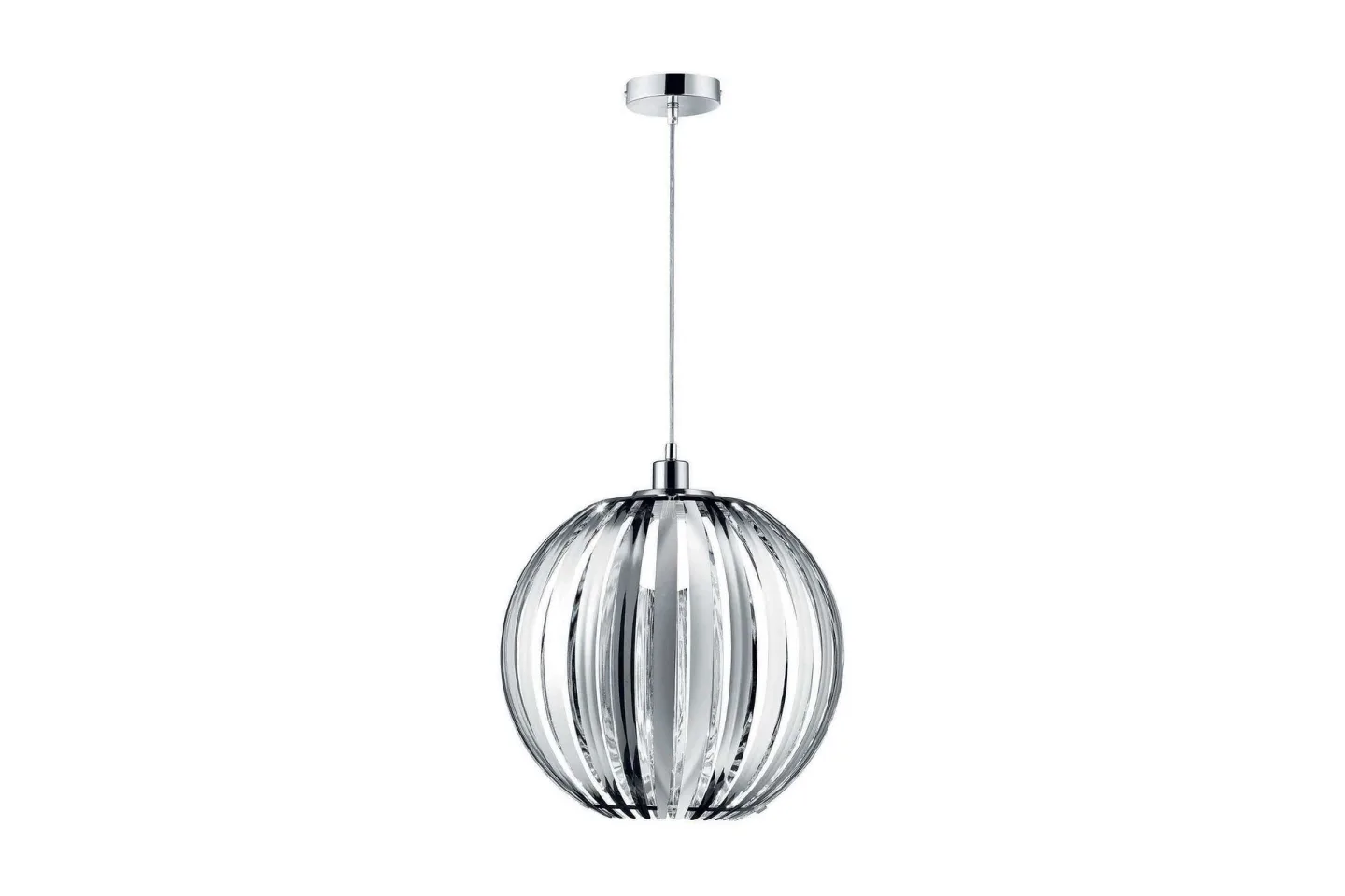 Zucca Taklampa 40cm E27 krom - Krom