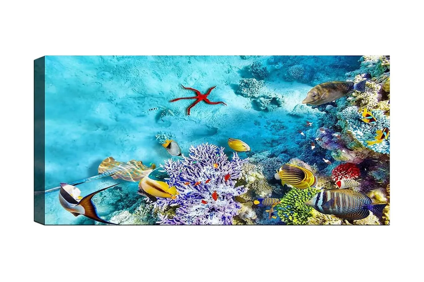 Canvastavla YTY Nautical & Beach Flerfärgad - 120x50 cm