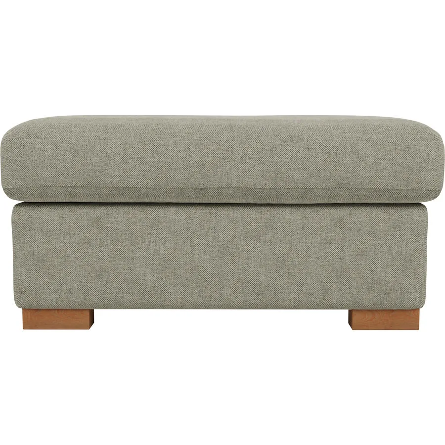 Hocker Malia Beige, Natur Polyester/Polypropylen Stoff, Nusbaum B 92 H 47 cm