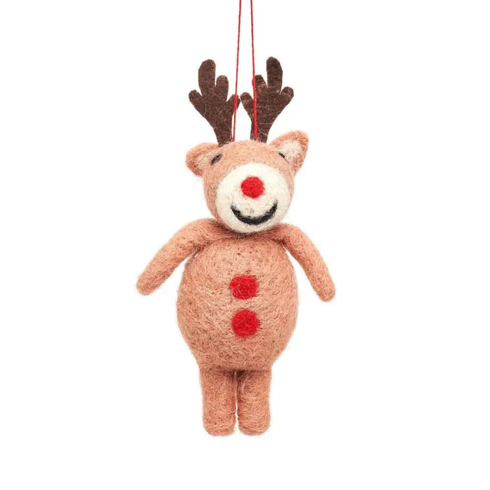 Julgransdekoration hängande Rudolf