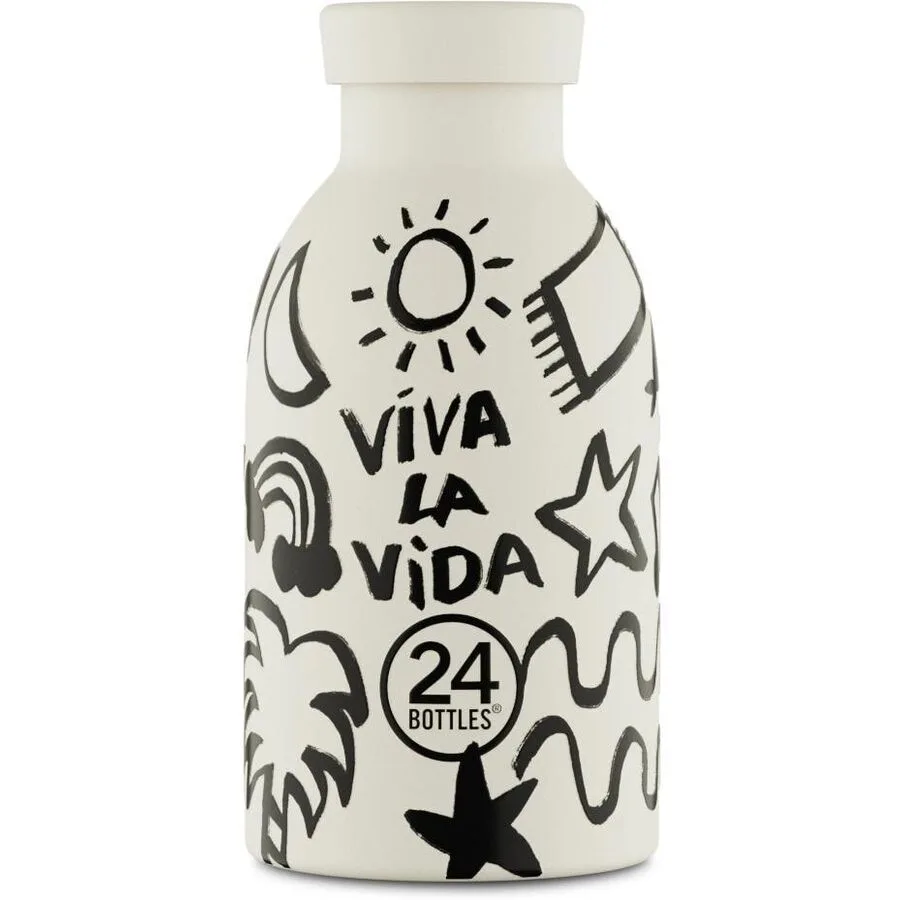 Thermosflasche 24 Bottles Viva la Vida H 15 cm 330 ml