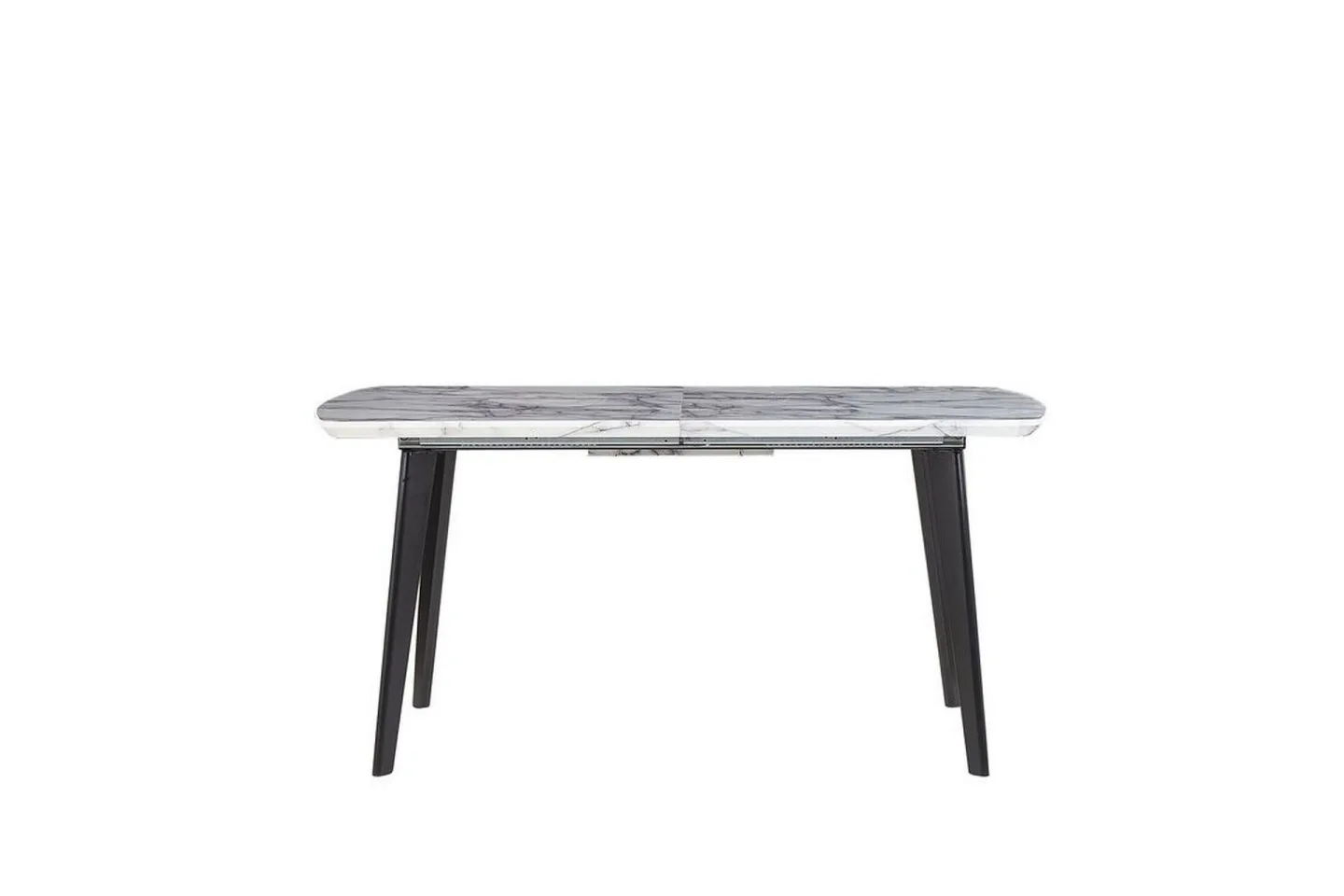 Matbord hopfällbart 160/200 x 90 cm MOSBY - Vit